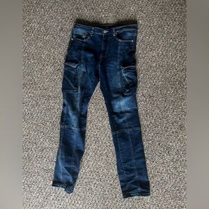 Forever 21 stacked skinny jeans 32